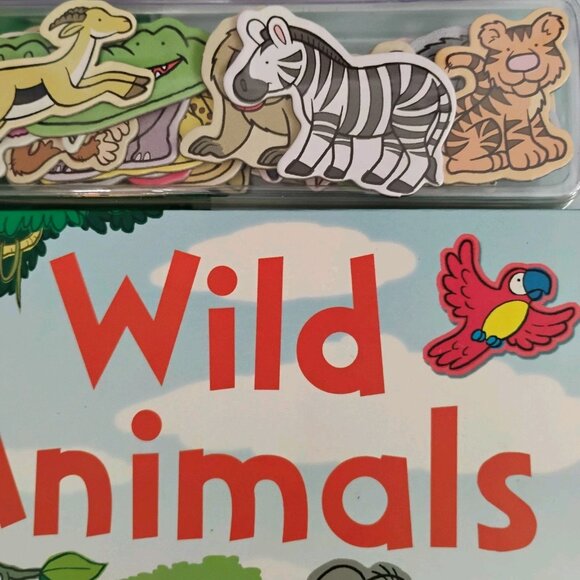 Wild Animals Magnetic Story and Play Scene - Picture 2 of 7